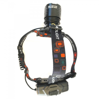 Lanterna Frontala LED 10W Zoom 3Faze 3x18650 Incarcare USB MMCXHP P100