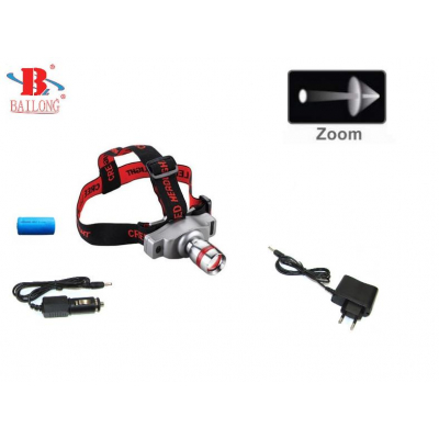 Lanterna Frontala Zoom LED CREE Bailong BL6639