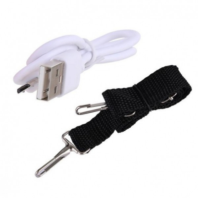 Lanterna LED 10W si COB Lateral, Panou Solar Integrat USB HELT95