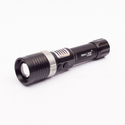 Lanterna LED 3W Zoom cu Acumulator si Alarma ZYR851