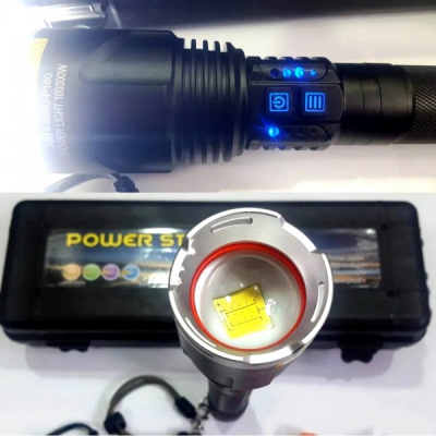 Lanterna LED Profesionala Zoom 10W USB 220V 2x18650 2b X914MMCP160