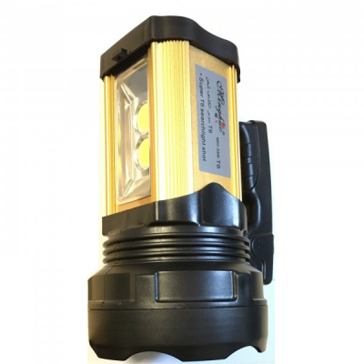 Lanterna LED T6 15W + 20W COB LED 398 cu Acumulator si USB
