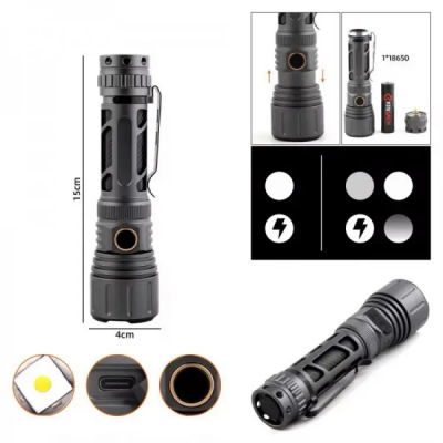Lanterna LED Tactica de mana 1200LM Carcasa Aluminiu YEMAO YM-A60 NDD