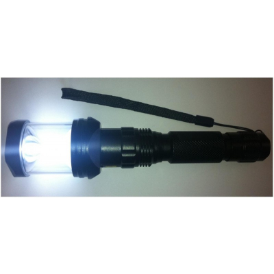 Lanterna Metalica Reincarcabila 3in1 LED 1W cu Con Semnalizare EC1589