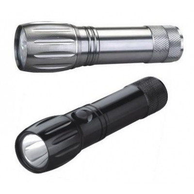 Lanterna metalica Swisslite 1W LED Edixeon SET cu baterii, snur si husa incluse