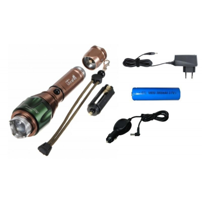 Lanterna Reincarcabila cu ZOOM CREE LED Powerlight