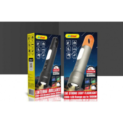 Lanterna Reincarcabila LED Lentile Color 1000LM Andowl QD500