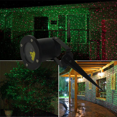 Laser Gradina Exterior tip Star Shower Rosu Verde Telecomanda si Timer