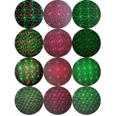 Laser Gradina tip Star Shower Rosu Verde cu Telecomanda LZ28023