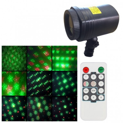Laser Gradina tip Star Shower, Rosu Verde Telecomanda, Timer WL502B