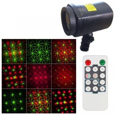 Laser Gradina tip Star Shower, Rosu Verde Telecomanda, Timer WL502C