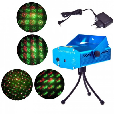 Laser Proiector Jocuri de Lumini Rosu Verde YXA5