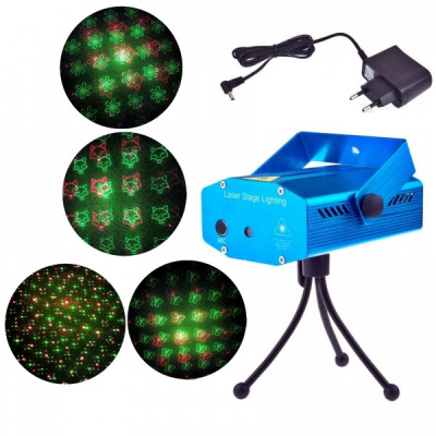Laser Proiector Jocuri de Lumini Rosu Verde YXA7