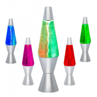 Lava Lamp Lampa Decorativa Efect Tornada Multicolor 32cm pe Baterii