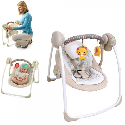 Leagan Bebe Balansoar Muzical Portabil Copii Max 9Kg  Swing 6194