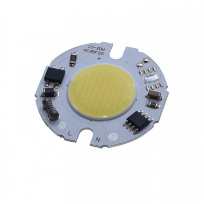 LED COB 35mm Putere 10W 220V Alb Rece LEDH35F10022 XXM