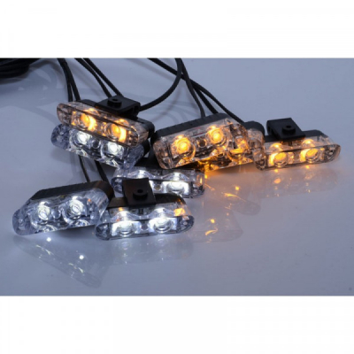 Lumina Auto Stroboscop LED Alb Galben Telecomanda 12V 30W CAR93028 XXM