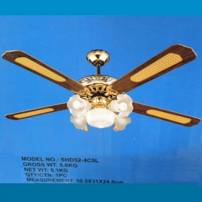 Lustra cu 5 Becuri si Ventilator Majestic SHD524C5L