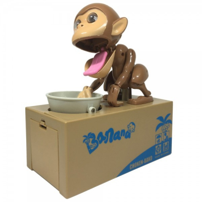 Maimuta Pusculita Copii Electrica Interactiva Robotic Monkey Bank 8825