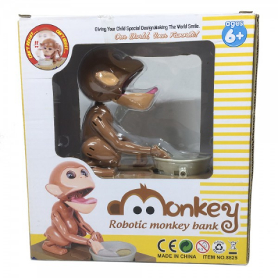 Maimuta Pusculita Copii Electrica Interactiva Robotic Monkey Bank 8825