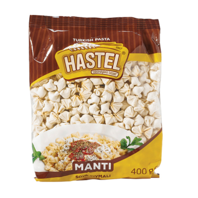 Manti Paste Vegetariene de Post Turcesti Umplute cu Soia 400g Hastel MGR35431