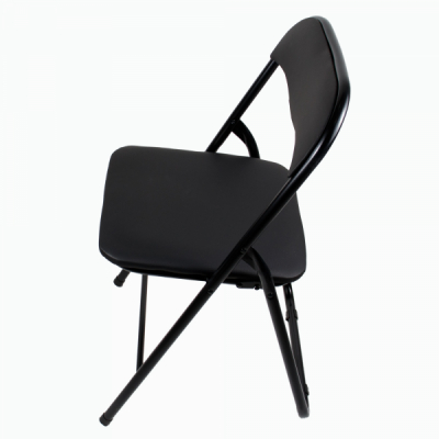 Masa plianta cu 4 scaune blat mdf 60x80x70cm negru Zilan ZLN 6975_4S