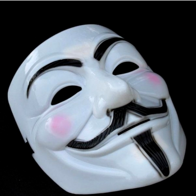 Masca Anonymous, Guy Fawkes, Masti V for Vendetta din Plastic Rezistent