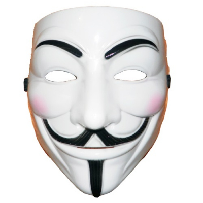Masca Anonymous, Guy Fawkes, Masti V for Vendetta din Plastic Rezistent