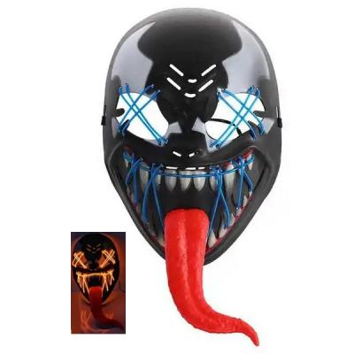 Masca Inspaimantatoare Luminoasa Costumatie Halloween Venom CXL