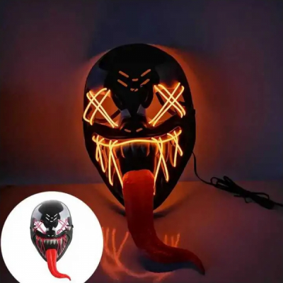 Masca Inspaimantatoare Luminoasa Costumatie Halloween Venom CXL
