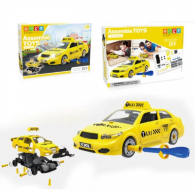 Masina de asamblat DIY kit de asamblat masina taxi 41 piese 10CXL200-54C CWT