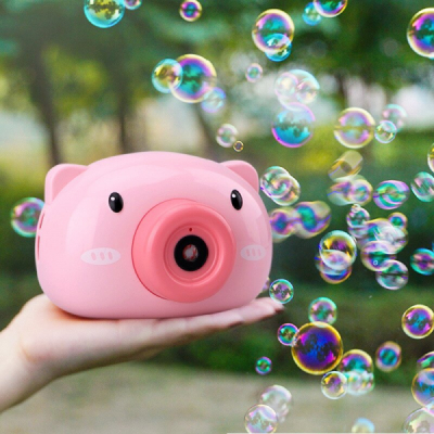 Masina de Facut Baloane Sapun cu Lumini Sunete Bubble Camera Foto