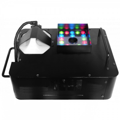 Masina de Fum Jet Vertical 12Led RGB DMX Telecomanda 1500W 180