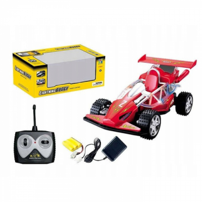 Masinuta de jucarie cu telecomanda tip Buggy scara 1:18 rosu-alb 65599 CWT