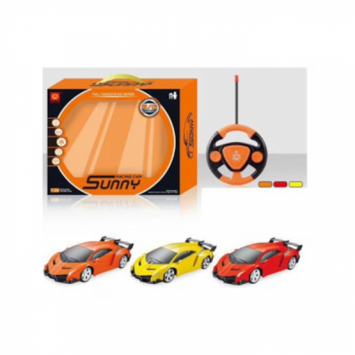 Masinuta electrica Ferrari pentru copii cu telecomanda scara 1:24 3041 CWT