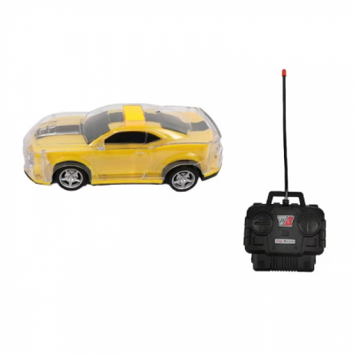 Masinuta pentru copii cu telecomanda scara 1:18 20x10x7cm galben 035 CWT