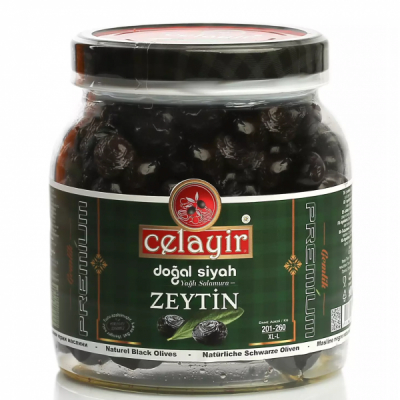 Masline Negre Deshidratate in Ulei Celayir 201-260 Marime XL-L 1kg MGR