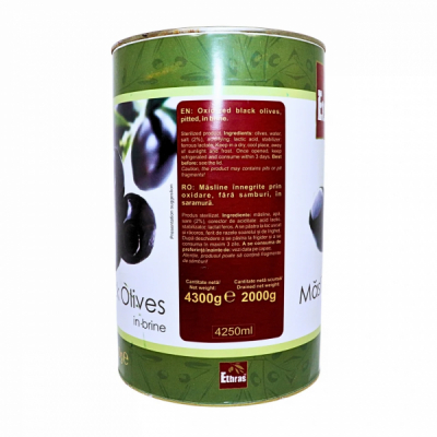 Masline negre fara samburi in saramura Ethras 2kg MGR28969