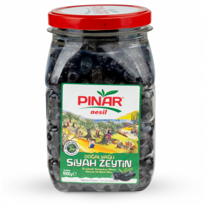 Masline Negre Naturale cu Samburi tip Gemlik 1kg Pinar Nesil MGR35417