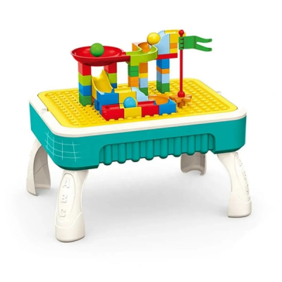 Masuta de joaca multifunctionala 2in1 50 pcs 35x26x20cm DIV. CULORI 188T-11 CWT