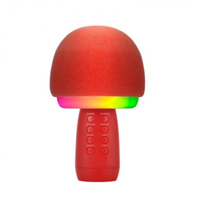 Microfon Karaoke Bluetooth Iluminat RGB Andowl QMC91