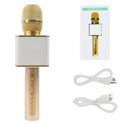 Microfon Wireless Karaoke cu Bluetooth, Boxa, USB, SD si AUX SD08