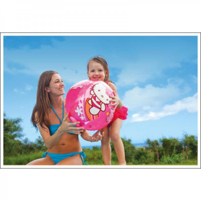 Minge de plaja gonflabila copii Hello Kitty  51cm Intex 58026NP