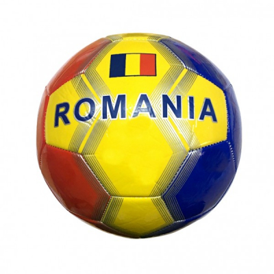Minge Fotbal Tricolora Romania din Piele Sintetica CXY270
