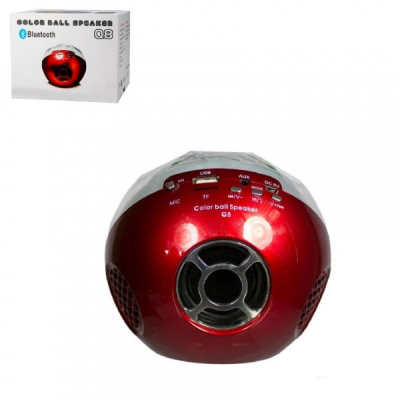 Mini Boxa Portabila cu Bluetooth MP3 si Radio FM Color Ball Speaker Q8