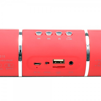 Mini Boxa Portabila cu Bluetooth MP3 si Radio JHWV318A 6W 30cm