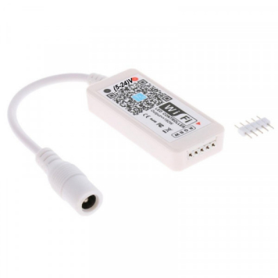 Mini Controler Smart Banda RGBW LED cu Wifi 5-24V RGB-W 18A098 XXM