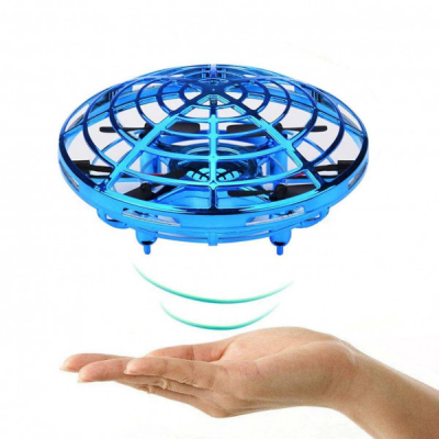 Mini OZN Disc Zburator UFO Interactiv LED Acumulator la USB