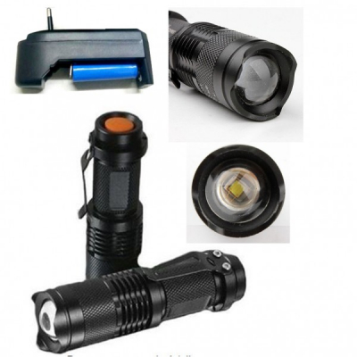 Mini Lanterna LED 1W cu Acumulator 14500 220V GK807