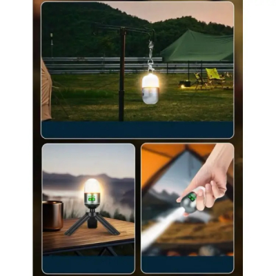 Mini Lanterna LED Camping Reincarcabila Magnetica Trepied YEMAO YM-B81 NDD